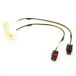 2 License Plate Light Wire Harnesses Rear Lamp Wiring Pigtail Fits Dodge Ram (1994-2001 1500, 1994-2002 2500 3500)