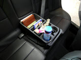 Car Seat Organizer Black for Front or Back Seat Washable for Kids & Adults Multiple Compartments for Books Toys More