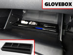 Glove Box Organizer System Vehicle Insert Fits Nissan Rogue 2014 2015 2016 2017 Black Anti-Rattle Made in USA