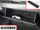 Glove Box Organizer System Vehicle Insert Fits Dodge Ram 1500 2500 3500 2013 2014 2015 2016 2017 2018 Black