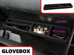 3 Pc Vehicle Organizer System Center Console Upper Dash & Glove Box Inserts Fits Ram 2013-2018 Fold Down Console