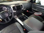 Glove Box Organizer System Vehicle Insert Fits Dodge Ram 1500 2500 3500 2013-2018 Full Console Black