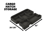 Cargo Hatch Organizer Insert Rear Underfloor Trunk Fits Chevrolet Chevy Equinox 2018-2019 Black