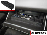 Glove Box Organizer Insert Fits Chevy GMC Suburban/Yukon XL 2015 2016 2017 2018 2019 Black Full Floor Console Only
