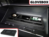 Glove Box Organizer Insert Fits Volkswagen VW Jetta 2012 2013 2014 2015 2016 2017 2018 Black
