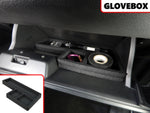 Full 5 Piece Vehicle Organizer Center Console Glove Box Dash Pocket Inserts Fits Dodge Grand Caravan 2011-2018