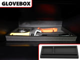Glove Box Organizer Vehicle Insert Fits Toyota RAV4 2016-2018 (LE XLE Adventure Models Only) Black