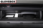Glove Box Organizer Inserts Fits Ford F-250 F-350 F-450 Super Duty 2017-2019 for Center Floor Console Black