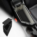 Center Console Organizer Vehicle Insert Secret Compartment Tray Compatible with Volkswagen VW Jetta 2019 Black Anti-Rattle