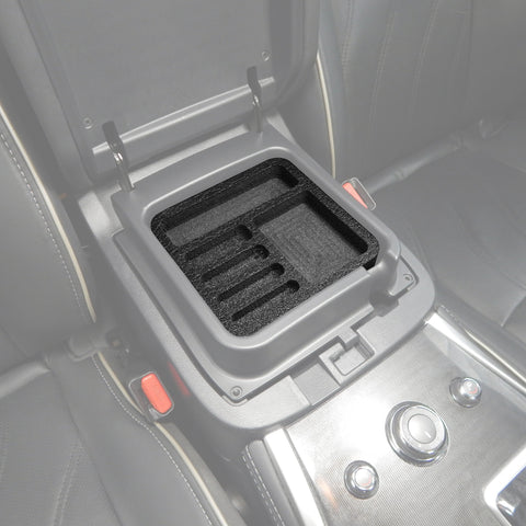 Full 3 Piece Vehicle Organizer Center Console Glove Box Inserts Fits Infiniti QX60 2017 2018 2019 Black