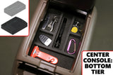 Center Console Organizer 3 Piece set Inserts Fits Toyota Tundra 2000 2001 2002 2003 2004 2005 2006 Black