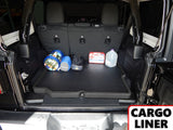 Cargo Trunk Mat Liner Tray Floor Black Foam Fits Jeep Wrangler Unlimited 4-Door 2018-2019 (JL) Without Subwoofer