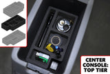 Center Console Organizer 3 Piece Set Vehicle Inserts Fits Lexus ES330 2004-2006, ES300 2002-2003 Black