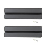Garage 2 Wall Protectors Car Door Guard Thick Black Foam Padding with Polymer Insert Extra Deep Protection 2 Inch Thickness 17 Inches Wide Mounting Hardware Included 2-Pack