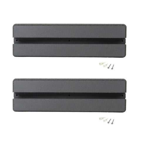 Garage 2 Wall Protectors Car Door Guard Thick Black Foam Padding with Polymer Insert Extra Deep Protection 2 Inch Thickness 17 Inches Wide Mounting Hardware Included 2-Pack