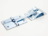 6 Metal T-Style Door Holder Entry Door Catches 4 Inch Long Compatible with RV Trailer Camper Exterior Door Hold Hook & Keeper Hardware Zinc Plated Steel