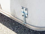 50 Metal T-Style Door Holder Entry Door Catches 4 Inch Long Compatible with RV Trailer Camper Exterior Door Hold Hook & Keeper Hardware Zinc Plated Steel