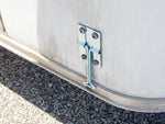 100 Metal T-Style Door Holder Entry Door Catches 4 Inch Long Compatible with RV Trailer Camper Exterior Door Hold Hook & Keeper Hardware Zinc Plated Steel