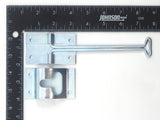 4 Metal T-Style Door Holder Entry Door Catches 6 Inch Long Compatible with RV Trailer Camper Exterior Door Hold Hook & Keeper Hardware Zinc Plated Steel
