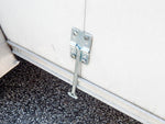2 Metal T-Style Door Holder Entry Door Catches 6 Inch Long Compatible with RV Trailer Camper Exterior Door Hold Hook & Keeper Hardware Zinc Plated Steel