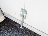 100 Metal T-Style Door Holder Entry Door Catches 6 Inch Long Compatible with RV Trailer Camper Exterior Door Hold Hook & Keeper Hardware Zinc Plated Steel