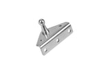 1 Ball Stud Mounting Bracket 10mm Compatible with Gas Prop Strut Spring Lift for RV Camper Toolbox Tonneau Covers Cabinets and More Coated Steel Angled Base Outside Mount