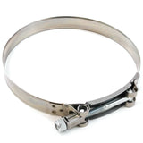 1x 304 Stainless Steel T-Bolt Turbo Silicone Hose Clamp 5.5 Inches 140-148mm