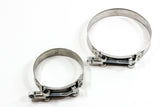1 ea 3 Inches & 4 Inches Stainless Metal Steel T Bolt Hose Clamps Assortment Kit Variety 2pc