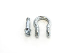 10 Galvanized Steel Bow Shackle & Screw Pin Anchor 1/4 Inch Rigging WLL 1000 lbs