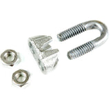 1 Galvanized Zinc Plated Wire Rope Clip Clamp Chain 3/16 Inch M& 7mm