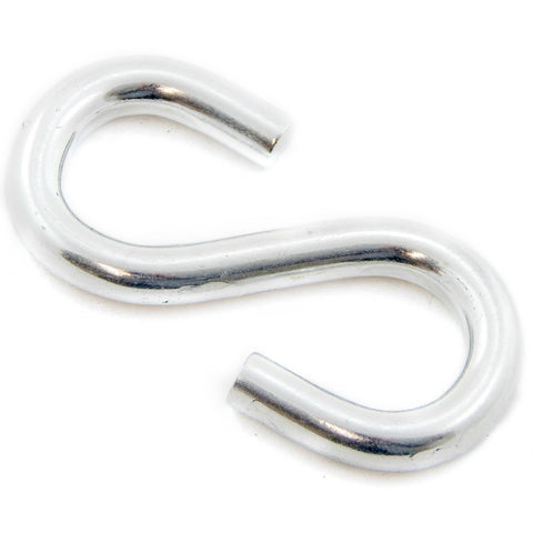 1 S Shaped Hook 2 1/8 Inches Long x 1 Inches Wide x 1/4 Inch Thick 120 Lbs