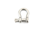1 Stainless Steel 3/8 Inch 9.5mm Anchor Shackle Bow Pin Chain Ring 2000 Pound
