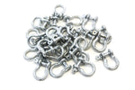 25 Galvanized Steel Bow Shackle & Screw Pin Anchor 1/4 Inch Rigging WLL 1000 lbs