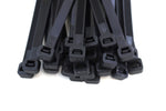 250-Pack Heavy Duty 16 Inch 170lbs Zip Cable Tie Down Strap Wire UV Black 250pc Nylon Wrap