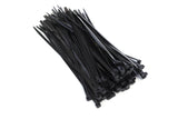 250-Pack Heavy Duty 16 Inch 170lbs Zip Cable Tie Down Strap Wire UV Black 250pc Nylon Wrap