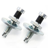 2 Door Latch Striker Bolts for Left or Right Fits Dodge (1985-1994 B150/B250/B350, 1985-1993 Ramcharger & More)