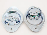 (2) Recessed Tie Down D Rings 1/4 Inches Dia. Lashing Flatbed Trailer Towing Tow Truck