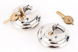 16 Armor Disc Padlock Trailer Brass Cylinder Storage Locks Stainless Keyed Same