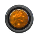 Amber LED 2 Inches Round Side Marker Light Kits with Grommet Truck Trailer RV - Bulk Set of 50