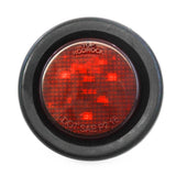 Red LED 2 Inches Round Side Marker Light Kits with Grommet Truck Trailer RV - Bulk Set of 750