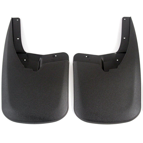 2009-2017 Dodge Ram 1500 or 2010-2017 2500 3500 Molded Splash Mud Flaps - Rear Only 2 Pc Set Pair - Without Flares