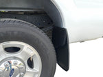 Fits Ford Super Duty 2011-2016 Mud Flaps Guards Splash Rear Molded 2pc Set (Without Fender Flares)