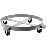 Drum Dolly 1000 Pound - 55 Gallon Swivel Casters Wheel Steel Frame Non Tipping Hand Truck Capacity Dollies - Set of 416