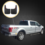 2015-2019 Fits Ford F-150 Mud Flaps Guards Splash Flares Rear Molded 2pc (with OEM Fender Flares)