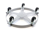 Extra 55 Gallon Drum Dolly Swivel Casters Steel Frame Non Tip 1250 lbs 5 Wheel - Bulk Set of 20