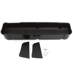Under Seat Storage Box with Sturdy Dividers Fits Ford F-150 SuperCrew Crew Cab 2009-2014 Without OEM Subwoofers