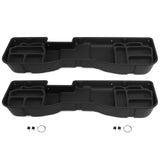 2 Under Seat Storage Boxes with Organizer Inserts Compatible with Chevy Chevrolet GMC Silverado Sierra 1500 2007-2018 Crew CAB Underseat System Will Only fit Full Crew Cab Premium Kit