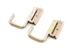 2 Square J Hooks for E Track System Trailer Flatbed Jacket Rack