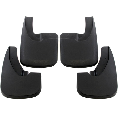 Mud Guards Fits Dodge Ram 1500 2009-2018 & More Molded Front & Rear 4 Pc Set (for Trucks with OEM Fender Flares)