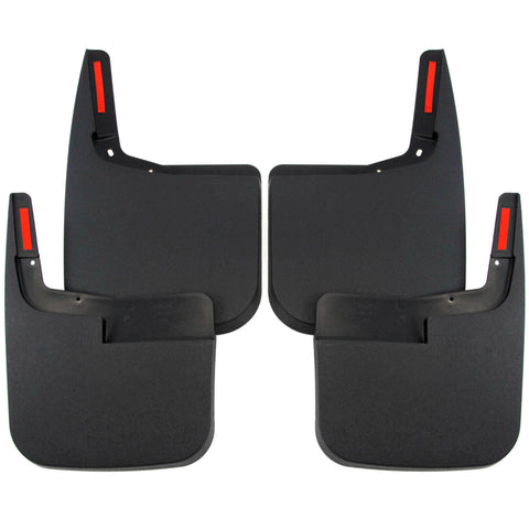 Molded Mud Flaps 2015-2019 Fits Ford F-150 Front Rear 4pc Set (for Trucks Without Fender Flares)